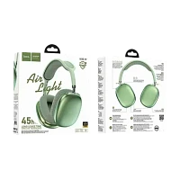 Наушники полноразмерные HOCO W35 Air bluetooth 5.3 с микр. зеленый (1/40)