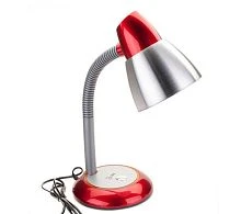 Светильник настольный ЭРА N-115 40W 220V E27 на основании красный (1/12)