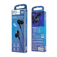 Наушники внутриканальные GFPower M17 с микр. черный (1/200/800) 