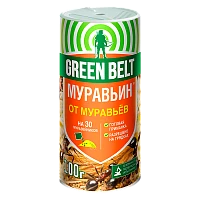 Гранулы GREEN BELT Муравьин от муравьев 100г туба (1/24)