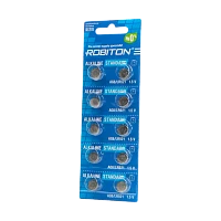 Батарейка Robiton STANDARD G6/LR920/LR69/371A/171 BL10 Alkaline 1.5V (10/200/4000) 