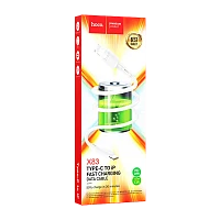 Кабель HOCO X83 Lightning (m)-Type-C (m) 1м 3.0A 20W ПВХ белый (1/33/330)