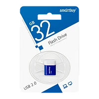 Флеш-накопитель Smartbuy Lara 32GB USB2.0 пластик синий 