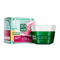 Крем для лица Чистая линия дневной Таволга/Калина 45мл от 60лет (1/12)