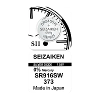 Батарейка SEIZAIKEN 373 (SR916SW) Silver Oxide 1.55V (1/10/100/1000)