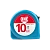 Рулетка измерительная Smartbuy ONE Tools 10м*25мм пластик фиксатор голубой (1/48)