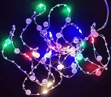 Гирлянда Старт НГ 20LED 2.3м бусы 8 режимов ассорти