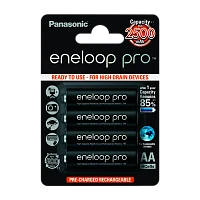 Аккумулятор предзаряженный RTU Panasonic HR6 AA BL4 NI-MH eneloop pro 2500mAh (4/40/80/480)