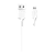 Кабель HOCO X20 USB (m)-Lightning (m) 1.0м 2.4A ПВХ белый (1/30/300)