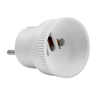 Сетевой переходник Volsten "Стакан" 6A белый (1/150)