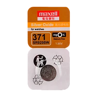 Батарейка Maxell 371 (SR920SW) BL1 Silver Oxide 1.55V 0%Hg (1/10/100)