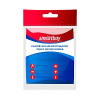 Изолента Smartbuy 25мм*3м силикон самовулканизирующаяся черный (1/80)