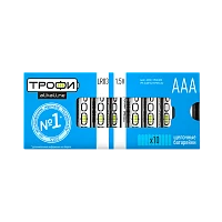 Батарейка Трофи LR03 AAA BOX10 Alkaline 1.5V (10/800/48000)