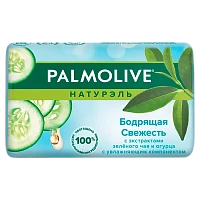 Мыло Palmolive НАТУРЭЛЬ Бодрящая Свежесть(зел.чай и огурец ) 90г (1/72)