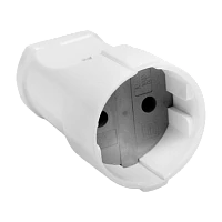 Розетка штепсельная Volsten S1-M11 10A Б/З белый (1/20/200)