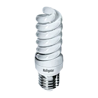 Лампа люминесцентная Navigator SH10 E14 15W 2700К 220-240V спираль (1/12/108)