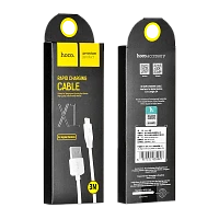 Кабель HOCO X1 USB (m)-Lightning (m) 2м 2.4A ПВХ белый (1/30/300)