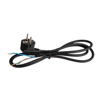 Сетевой кабель Volsten S-LR2 ПВС3х1 с угловой евровилкой, 3500Вт, 16А, с/з, 1,5м чёрный (1/10/100)