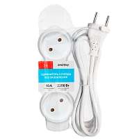 Удлинитель Smartbuy NEW 3р.Б/З 10A 3.0м ПВС 2x1мм² белый (1/50)