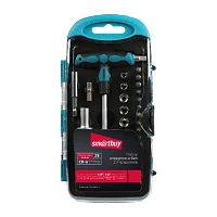 Отвертка Smartbuy ONE Tools с набором насадок 29 предметов CR-V (1/24)
