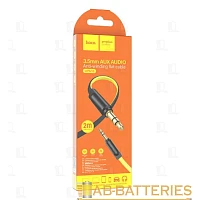 Кабель AUX HOCO UPA16 Jack 3.5mm (m)-Jack 3.5mm (m) 1м TPE желтый (1/37/370)