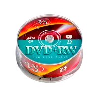 Диск DVD+RW VS 4.7GB 4x 25шт. bulk (25/250)