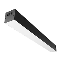 Светильник линейный Ultraflash LPL-6008 24W 230V LED IP20 600мм черный (1/20)