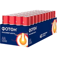 Батарейка Фотон LR6 AA BOX40 Alkaline 1.5V (40/120/720)