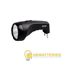 Фонарь туристический Фаzа AccuF2-L04 4LED от аккумулятора прямая подзарядка черный (1/20)