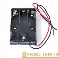 Батареечный отсек ET AAA 3S1P-W с проводами (1/1000)