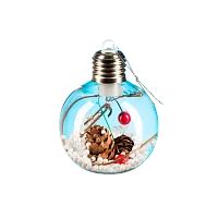 Гирлянда Старт НГ 1LED 8 см шар 3 белый