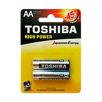 Батарейка Toshiba LR6 AA BL2 Alkaline 1.5V (2/24/288)