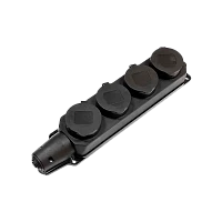 Колодка Прогресс 4р.С/З каучук черный (без инд.упаковки) (1/4/40)