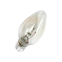 Лампа накаливания Oshan Е12 10W 220-240V свеча для холодильников прозрачная (1/50)