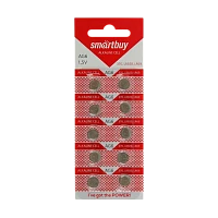 Батарейка Smartbuy G6/LR920/LR69/371A/171 BL10 Alkaline 1.5V (10/100/2000)