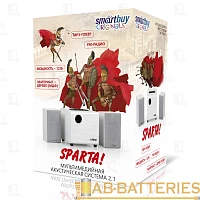 Колонки 2.1 Smartbuy Sparta 12W FM/SD Jack 3.5мм белый (1/6)