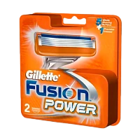 Сменные кассеты Gillette "FUSION POWER" 5 лезвий 2шт. (цена за 1 шт) (2/20)