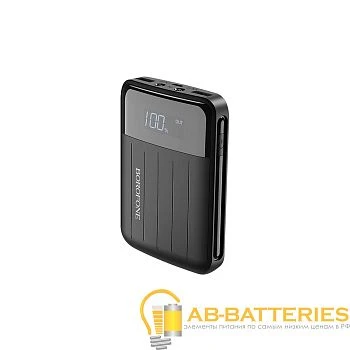 Внешний аккумулятор Borofone BT21 10000mAh 2.0A 2USB черный (1/37)