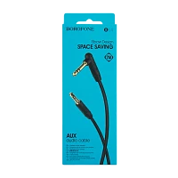 Кабель AUX Borofone BL4 Jack 3.5mm (m)-Jack 3.5mm (m) 2м ПВХ черный (1/63/252)