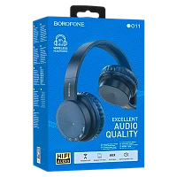Наушники полноразмерные Borofone BO11 bluetooth 5.0 с микр. синий (1/24)