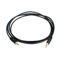 Кабель AUX Atcom Jack 3.5mm (m)-Jack 3.5mm (m) 1м силикон черный (1/10/250)