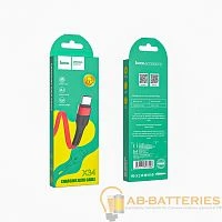 Кабель HOCO X34 USB (m)-Type-C (m) 1м 2.4A силикон красный (1/31/310)
