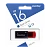 Флеш-накопитель Smartbuy Click 16GB USB2.0 пластик черный красный