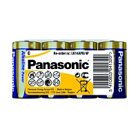Батарейка Panasonic Alkaline power LR14 C Shrink 4 1.5V (4/24/120)