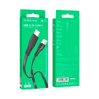 Кабель Borofone BX85 USB (m)-Type-C (m) 1м 3.0A ПВХ черный (1/360)