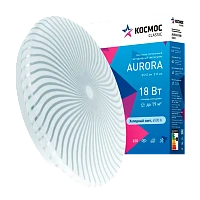 Светильник настенно-потолочный Космос WAVE Premium 75W 230V LED накладной пульт ДУ белый (1/5)