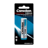 Аккумулятор Li-ion Camelion ICR18650 BL1 3.7V 2200mAh б/з (1/12/144)