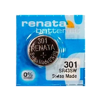 Батарейка Renata 301 (SR43SW) Silver Oxide 1.55V (1/10/100)
