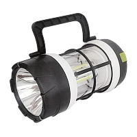 Фонарь туристический Ultraflash LED38102 LED+3COB от аккумулятора 5 реж.+power bank черный (1/6/18)