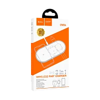 Беспроводное З/У HOCO CW24 2.0A 10W белый (1/95)